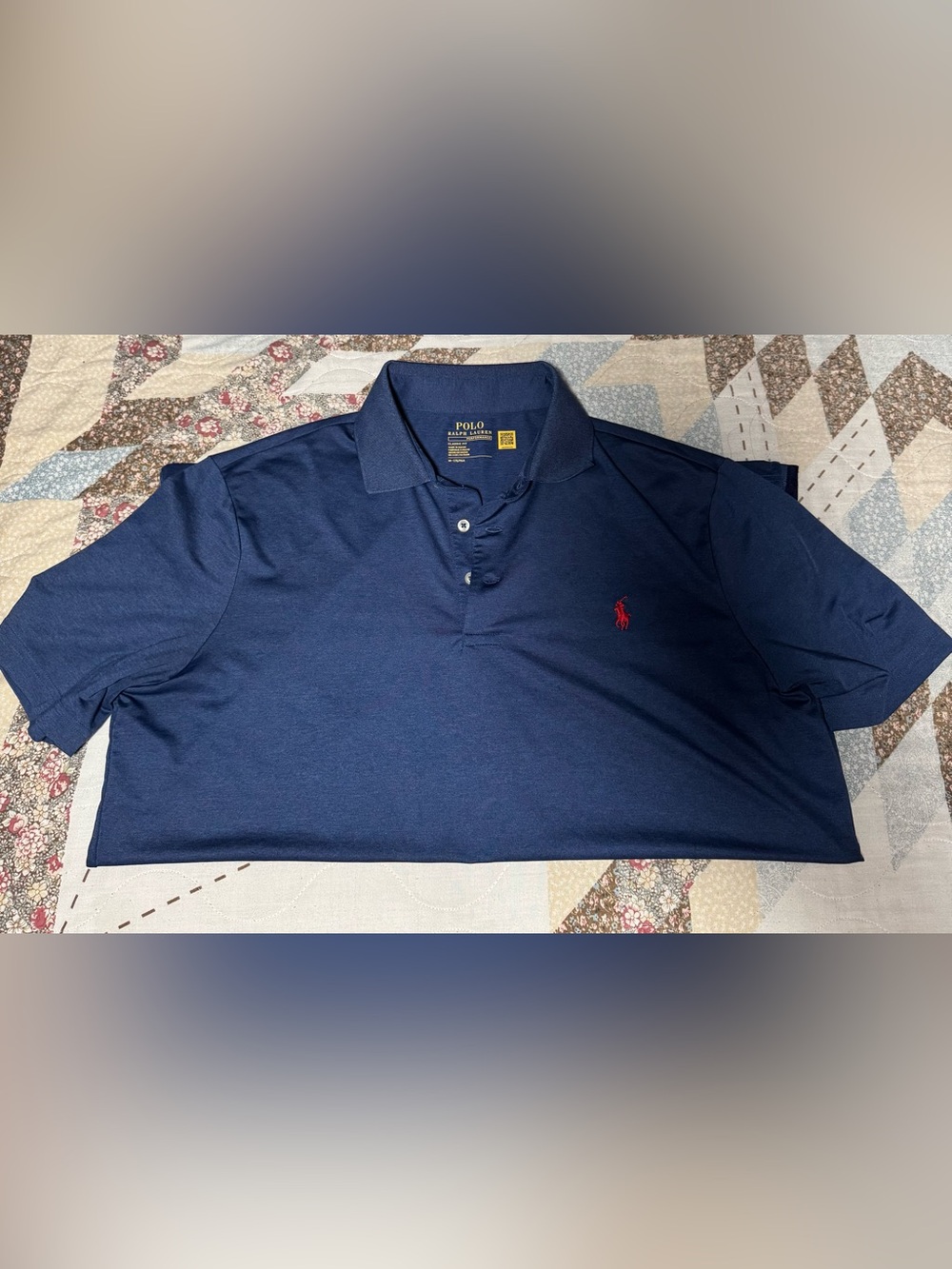 Polo by Ralph Lauren Gray Polo with Red Logo